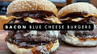 Bacon Blue Cheese Burgers Recipe