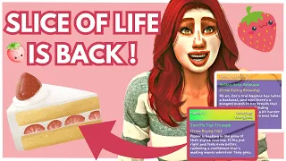 SLICE OF LIFE IS OFFICIALLY BACK!!| THE SIMS 4 MOD REVIEW