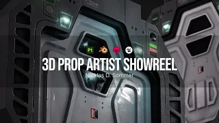 Nicklas D. Sommer - 3D Prop Artist Showreel 2023