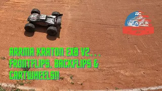 Kraton EXB V2 Doing Front Flips, Back Flips & Cartwheels!!!