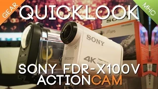 Quicklook Sony 4K FDR-X1000V Part 1 Hardware