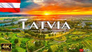 FLYING OVER LATVIA (4K UHD) - Relaxing Music Along With Beautiful Nature Videos - 4K Video HD