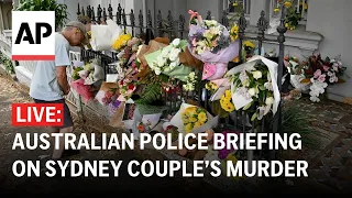 LIVE: Australian police give update on the alleged murder of a couple by a police officer