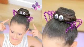 Spider Hairstyle for Halloween | ChikasChicEng