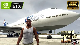 4K (60fps) | Realistic Games | GTX1650 | GTA 5 | Theft from Airport | Boeing 737 AIR HERLER