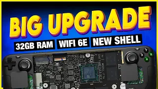 Steam Deck Modder UPGRADES EVERYTHING - 32GB RAM, New Wifi Card and more!