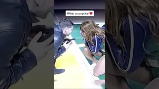 She noticed the routine changed and then was surprised by a proposal ❤️
