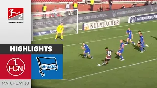 Hayashi Scores the Winner | 1. FC Nürnberg - Hertha BSC 3-1 | All Goals | Matchday 10  Bundesliga 2