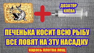 СУПЕР НАСАДКА Клюёт на каждом забросе! Насадка на Карася Лещ Плотва. Печенье для рыбалки.