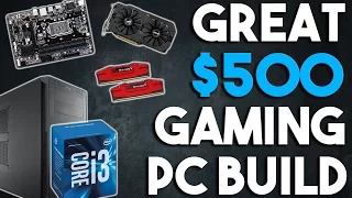 Great $500 Gaming PC Build 1080p Gaming PC September 2016