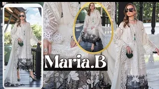 Maria b unboxing eid Lawn collection for all pakistani brands lover EL-23-02-OFF WHITE