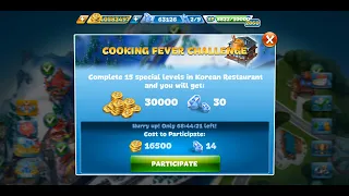 Cooking Fever Challenge - Korean Restaurant Level 1-15