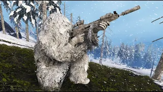 Stealth Snow Sniper - Stealth Base Clear [ 4K UHD 60FPS ] Ghost Recon Breakpoint