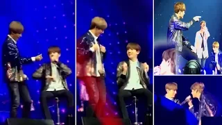 Taekook / Vkook moments 2018 after Jungkook's injury  ~  Sweet Taehyung always take care for Kookie