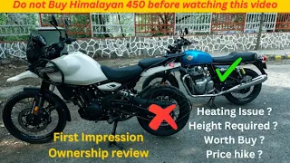 Royal Enfield Himalayan 450 🏍️ Honest Review and First Impression - Watch Before You Buy - 2024 🏍️