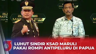 Luhut Binsar Pandjaitan Tegur KSAD Maruli gegara Pakai Rompi Antipeluru di Papua