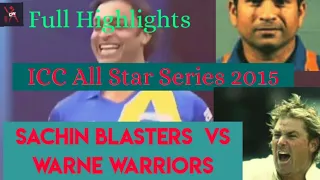 sachin blasters vs warne warriors 1st t20||