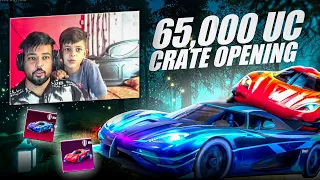 I Got Koenigsegg Car In 65,000 UC Crate Opening 🤩 - PUBG Mobile