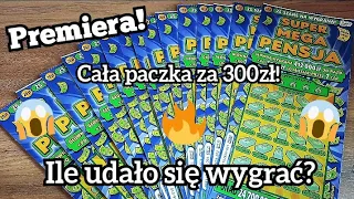 Zdrapki Lotto 🎲 Premiera! Na bogato!💰 Cała paczka zdrapki Super Mega Pensja! 😱