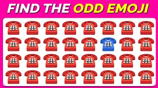 FIND THE ODD EMOJI CHALLENGE 2024 | Find the odd one out | Find odd one out | Easy, Medium, Hard #4