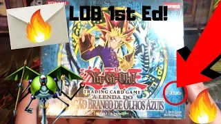Yu-Gi-Oh! MAIL 1ST EDITION Portuguese Legend of Blue-Eyes Booster Box! FADED TP1 Mechanicalchaser!