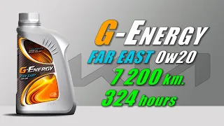 G-Energy Far East 0w20 (Kia, 7 200 km., 324 hours, gasoline)