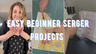 Quick and Easy Beginner Serger Projects! #serger #sewingtutorial