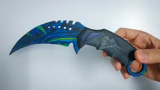 How To Make Karambit Knife from Popsicle Stick | CS:GO Karambit knife