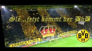Olé jetzt kommt der BVB .... BVB Borussia Dortmund Lied Hymne