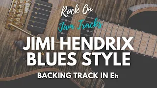 Jimi Hendrix Blues Style Backing Track For Guitar In Eb