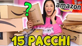 Cosa mi è ARRIVATO! APRO 15 PACCHI GIGANTI MISTERIOSI da AMAZON!