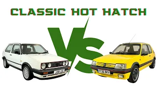 The best classic hot hatch? Peugeot 205 GTI vs VW Golf GTI