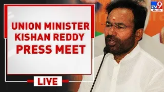 Union Minister Kishan Reddy Press Meet LIVE - TV9