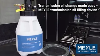Oil changes on automatic transmission made easy - the MEYLE transmission oil filling device