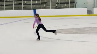 Alira Salikova pre preliminary freeskate 4-18-24