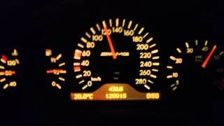 W210 E60 AMG 0-200 km/h