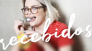 RECEBIDOS: UM MÊS CHEEEEEEIO DE COMIDA! • Karol Pinheiro