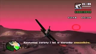 Zagrajmy w GTA San Andreas[PL] Kołowanie i lądowanie