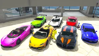 GTA 5 - Stealing Luxury Cars with Trevor! 2020 (Real Life Cars)