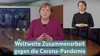 Weltweite Zusammenarbeit gegen die Corona-Pandemie – Podcast  (Gebärdensprache)