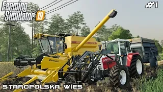 Harvest | Small Farm - Staropolska Wies | Farming Simulator 2019 | Episode 1