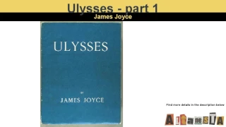 Ulysses by James Joyce - Audio Book - part 1