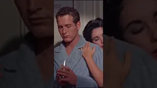 Paul Newman and Elizabeth Taylor in Cat On A Hot Tin Roof (1958) #shorts #viral #classic #hollywood