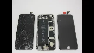 Простой способ замены дисплея на iphone 6