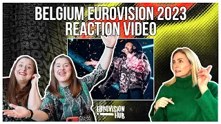 Belgium | Eurovision 2023 Reaction | Gustaph - Because of You | Eurovision Hub
