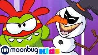 Om Nom Stories - Evil Snowman! | Christmas Episodes | Funny Cartoons for Kids & Babies | Moonbug