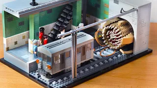 LEGO Subway Monster Diorama MOC
