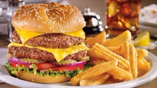 Denny's Double Cheeseburger