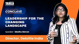 Leadership for the Changing Landscape - Madhu Menon | Taxila Business School Management Conclave