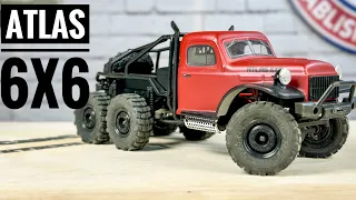 FMS ATLAS 6X6 Crawler - The Most Underrated RTR Crawler?! Unboxing, Review, Crawling & More!!
